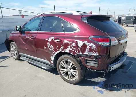 2013 Lexus Rx 350 из США, поврежденный, VIN 2T2ZK1BA2DC118393